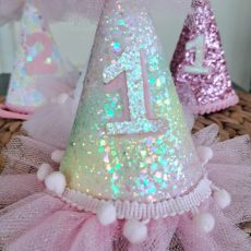 Pink First Birthday Party Hat