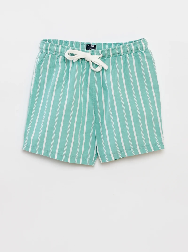 pyjama-court-t-shirt-short-en-popeline—2-pieces-vert-cza45_1_hd4